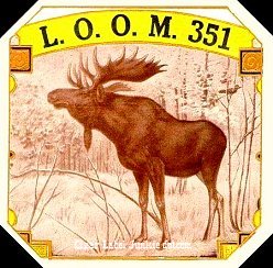 Loyal Order of Moose- cigar box label