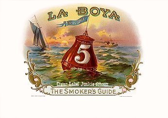 La Boya cigar box label