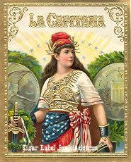 La Capitana cigar label