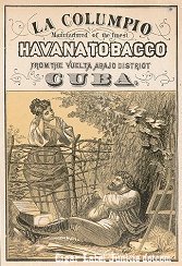 La Columpio cigar box label