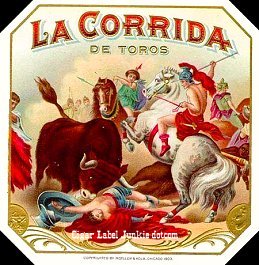 La Corrida- cigar box label