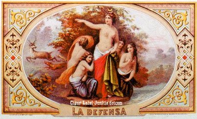 La Defensa- cigar box label