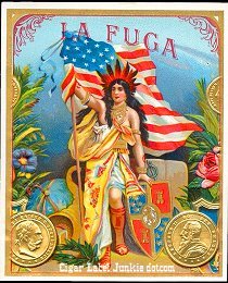 La Fuga outer cigar label