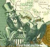 La Geografla cigar box label