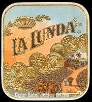 La Lunda outer cigar box label