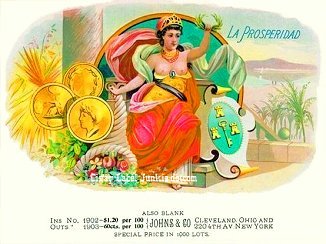 La Prosperidad- cigar box label