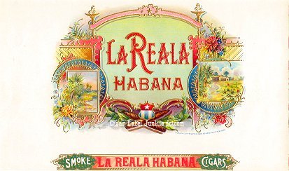 La Reala Habana inner cigar label