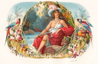 La Rosada- cigar box label