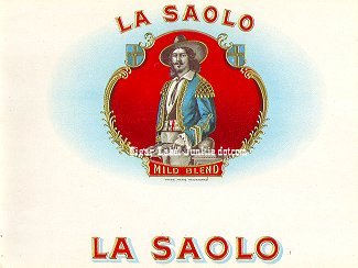 La Saolo inner cigar label
