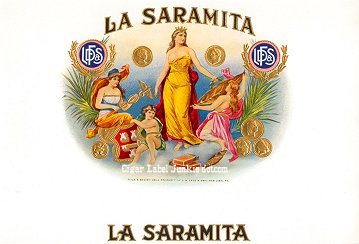 La Saramita inner cigar label