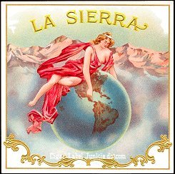 La Sierra outer cigar label