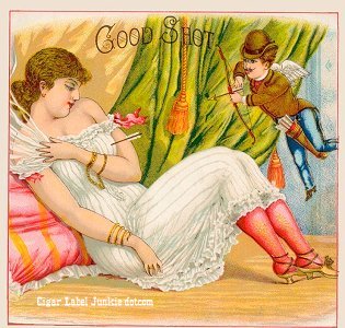 Good Shot- cigar box label