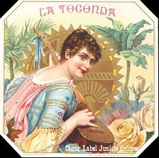 La Toconda cigar box label