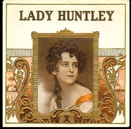 Lady Huntley-outer cigar label