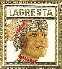 Lagresta cigar box label