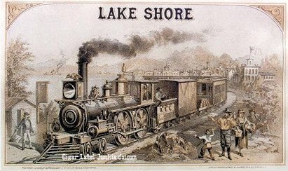 Lake Shore cigar box label