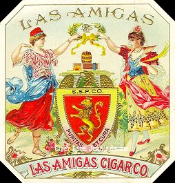 Las Amigas-outer cigar label