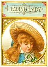 Lead Lady cigar box label