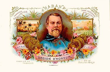 Legion D'Honeur cigar box label