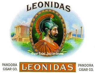 Leonidas-cigar box label