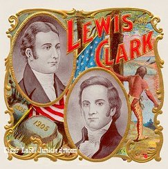 Lewis Clark cigar box label