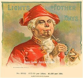 Lights of other Days- cigar box label