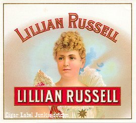 Lil Russell cigar box label