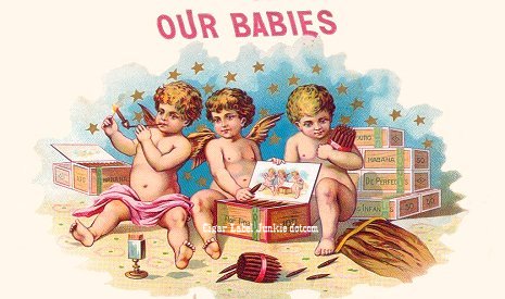 Our Babies- cigar box label