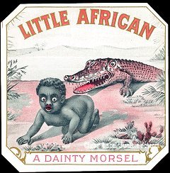 Little African outer cigar label