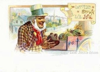 Little Brown Jug cigar box label