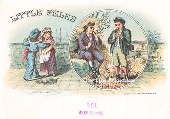 Little Folks-cigar box label