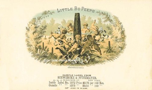 Little Bo Peeps- cigar box label