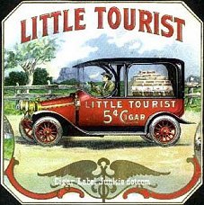 Little Tourist cigar box label