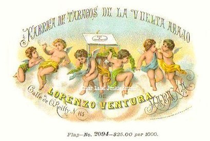 Lorenzo Ventura- cigar box label