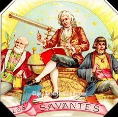Los Savantes cigar label