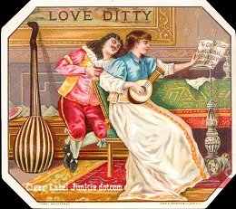 Love Ditty cigar box label