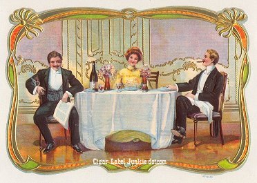 UT Dinner- cigar box label