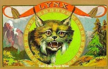 Lynx- cigar box label