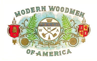 Modern Woodmen- cigar box label
