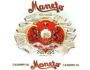Maneto cigar box label