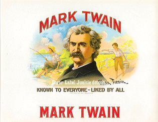 Mark Twain inner cigar label