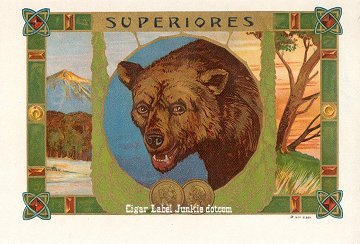 Marke Bar- cigar box label
