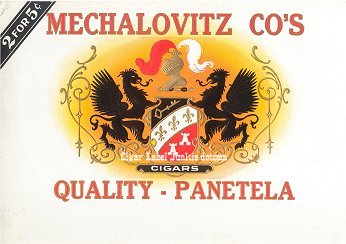 Mechalovitz inner cigar label