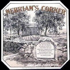 Merriams Corner cigar box label