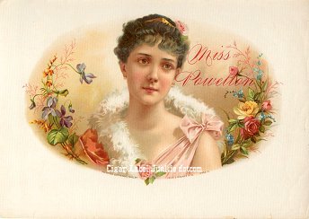 Miss Powelton inner cigar label