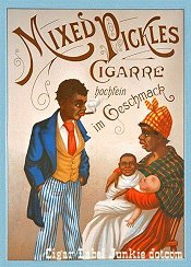 Mixed Pickles cigar box label