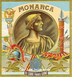 Monarca- cigar box label
