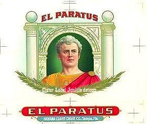 El Paratus- cigar box label