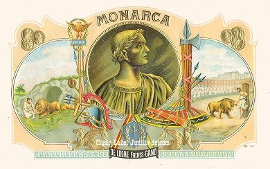 Monarca-cigar box label