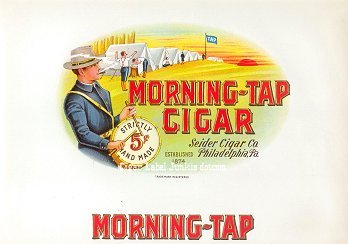 Morning Tap inner cigar label